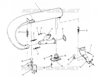 IMPIANTO DI SCARICO SPORT 0950443, SPORT TOURING 0950243  and EUROPEAN SPORT TOU (4928822882C008)