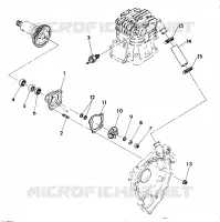 POMPA DELL'ACQUA ASSEMBLY 350 2X4 / W927539 (4922882288034A)