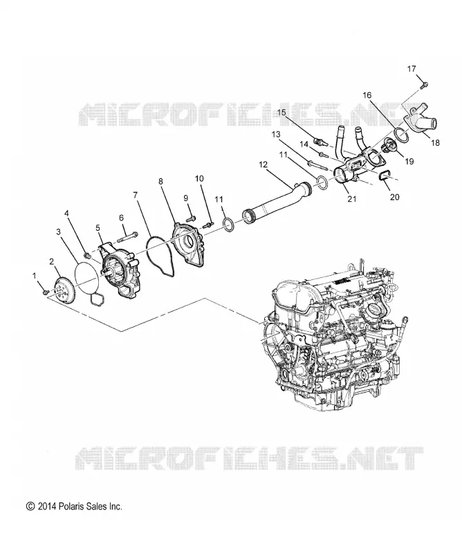 RAFFREDDAMENTO, WATER PUMP RELATED PARTS