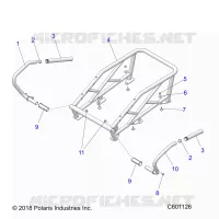 TELAIO, RACK AND PASSENGER HAND HOLD