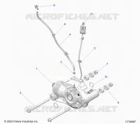 TRASMISSIONE, FRONT GEARCASE MOUNTING