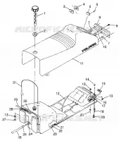 SEDILE   SERBATOIO DI GAS XLT LTD 0983756 (4943034303A006)
