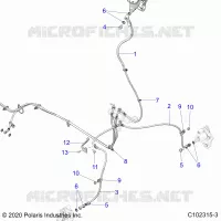 LINEE FRENO, FRONT