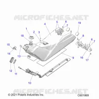 SISTEMA DI ALIMENTAZIONE CARBURANTE, FUEL TANK ASM.