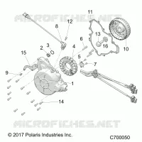 ENGINE, STATOR AND VOLANO