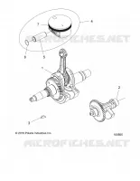 ENGINE, ALBERO MOTORE, PISTON AND BALANCE SHAFT