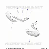 STEERING, HAND GUARDS