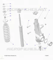 SUSPENSION, ANTERIORE MONTANTE