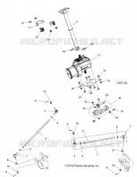 STEERING, STERZO POST ASM.