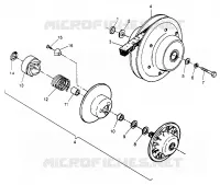 FRIZIONE DRIVEN XPRESS 300 W969530 and XPRESS 400 W969540 (4935923592C006)
