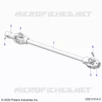 TRASMISSIONE, FRONT PROP SHAFT