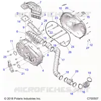 TRASMISSIONE, CLUTCH COVER AND DUCTING