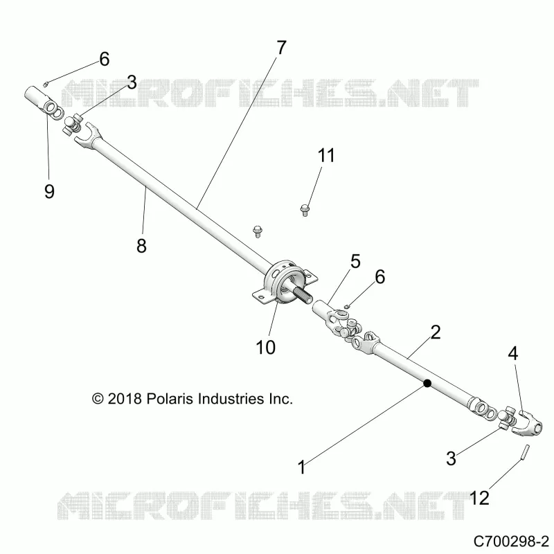TRASMISSIONE, FRONT PROP SHAFT