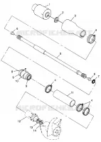 SISTEMA DI GUIDA HURRICANE B964466 and Intl. HURRICANE I964466 (4935733573B002)