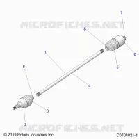 DRIVE TRAIN, HALF POSTERIORE ALBERO
