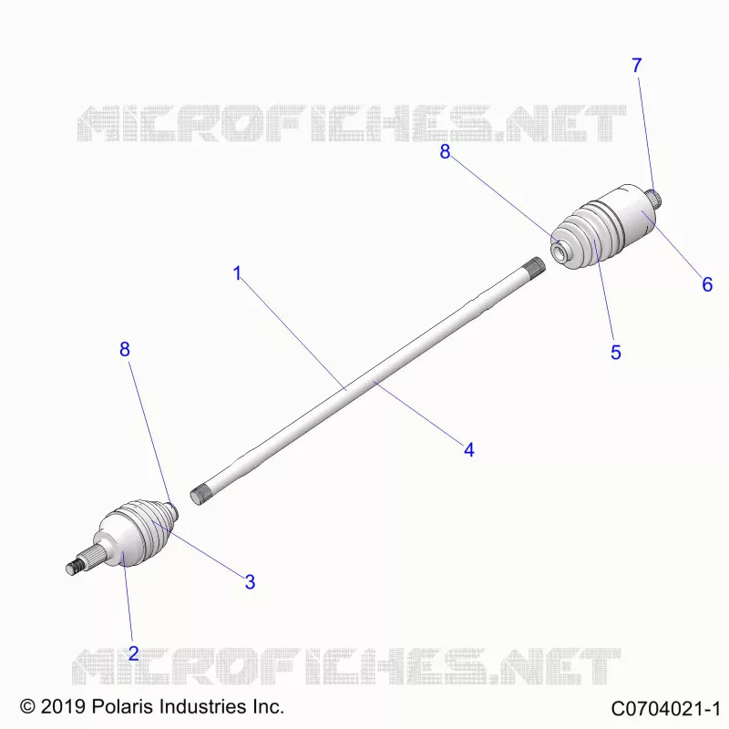 DRIVE TRAIN, HALF POSTERIORE ALBERO