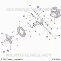 SUSPENSION, PORTAPACCHI POSTERIORE
