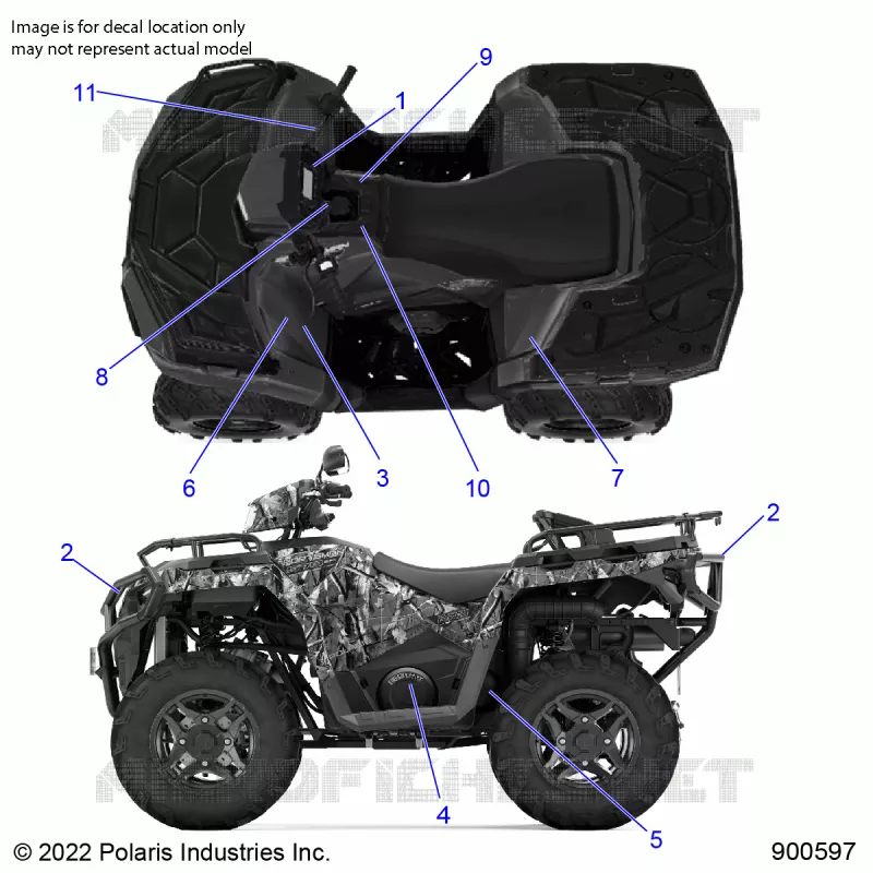 DECALSS, STANDARD- A24SES57C9/F9 (900597)