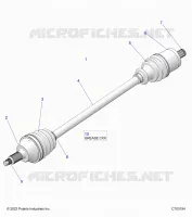 TRASMISSIONE, FRONT HALF SHAFT