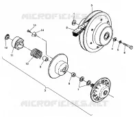 FRIZIONE DRIVEN ASSEMBLY Trail Boss W938527 (4924072407020A)