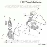 ENGINE, ALTERNATORE COVER HVAC