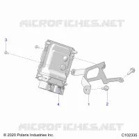 ELETTRICO, ECU MOUNTING