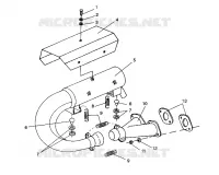 IMPIANTO DI SCARICO LITE/0933433 and  LITE DELUXE/0933431 (4922972297023A)