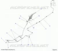 FRENO POSTERIORE BRAKE LINE AND PARK BRAKE
