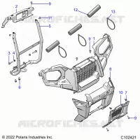 PARAURTI ANTERIORE AND MOUNTING