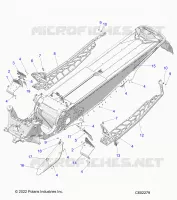 CHASSIS, PROTEZIONE FRIZIONE, FOOTRESTS, AND RUNNINGBOARDS