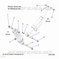 SUSPENSION, SHOCK MONTAGGIO, REAR SUSP.
