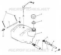 SERBATOIO OLIO SLT 700 B964166 and Intl. SLT 700 I964166 (4933923392A014)