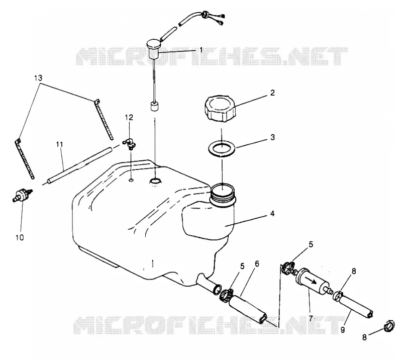 SERBATOIO OLIO SLT 700 B964166 and Intl. SLT 700 I964166 (4933923392A014)