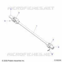 TRASMISSIONE, FRONT PROP SHAFT