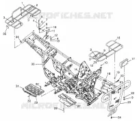 PARAURTI / PORTAPACCHI MOUNTING MAGNUM 4X4 W97AC42A, SWEDISH MAGNUM 4X4 S97AC42E AND N (4940834083A007)