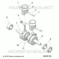 ENGINE, PISTONE & ALBERO MOTORE