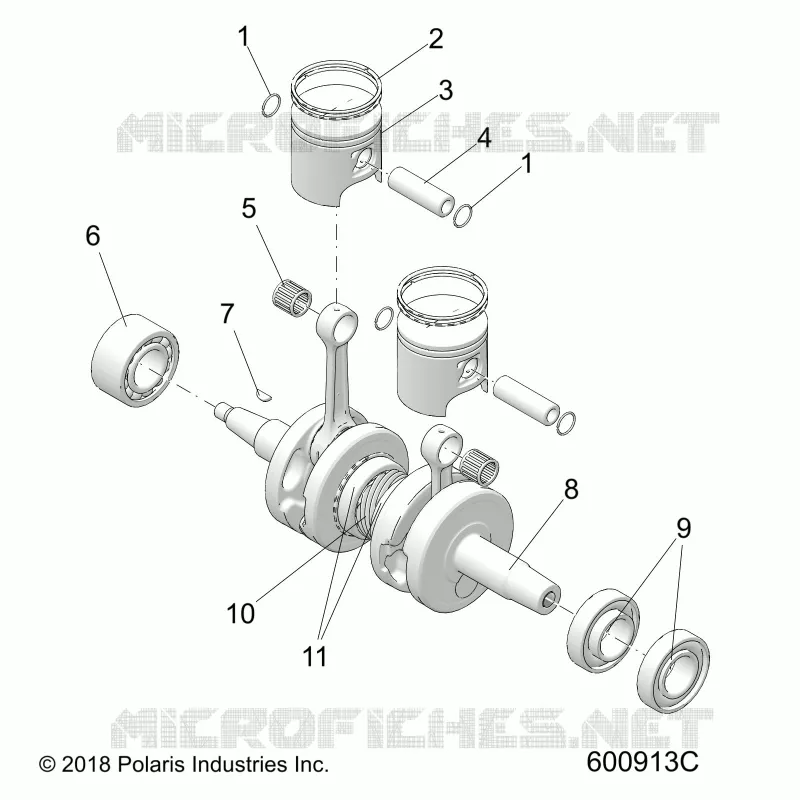 ENGINE, PISTONE & ALBERO MOTORE