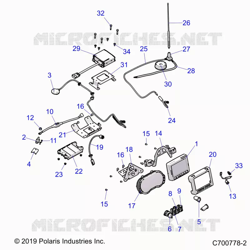 ELETTRICO, DASH INSTRUMENTS AND CONTROLS