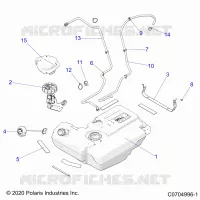 SISTEMA DI ALIMENTAZIONE CARBURANTE, FUEL TANK AND RELATED