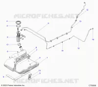 SISTEMA DI ALIMENTAZIONE CARBURANTE, FUEL TANK ASM.
