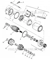 AVVIAMENTO MOTORE SLX 780 B964287 and Intl. SLX 780 I964287 (4937443744C008)