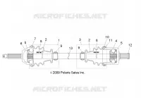 DRIVE TRAIN, TRANSMISSIONE ANTERIORE SHAFT