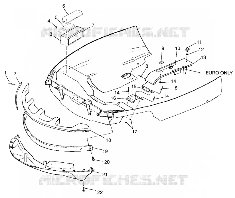 NOSEPAN ULTRA TOURING 0975378 and EUROPEAN ULTRA TOURING E975378 (4938133813A010)