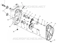 carter della catena 600 XCR SP 0965677 and EUROPEAN 600 XCR SP E965677 (4932063206B009)
