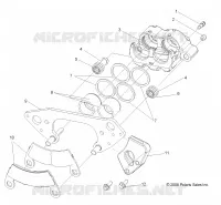 FRENO ANTERIORE CALIPER (BUILT 11/5/13 AND AFTER)
