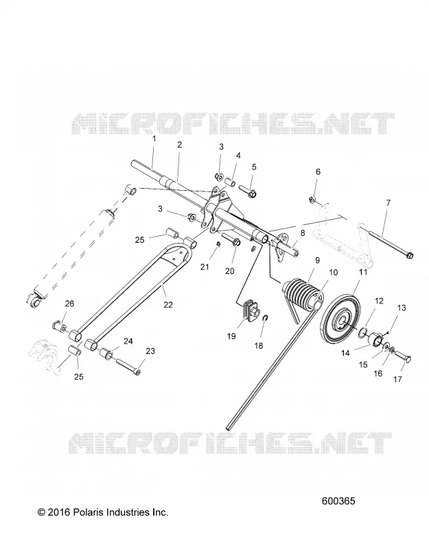 SUSPENSION, POSTERIORE COPPIA ARM