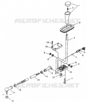 selettore di marcia Scrambler 400 W98BC38C (4947254725C010)