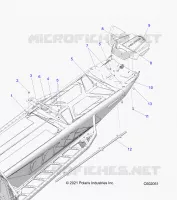 CHASSIS, REAR, MISC. COVERS AND SNOWFLAP