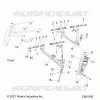 SUSPENSION, CONTROL ARMS, AND SPINDLE