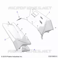 CARROZZERIA POSTERIORE CAB AND HEAT SHIELDS